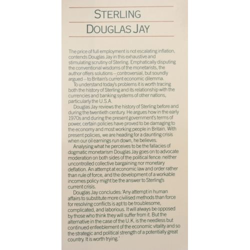 Sterling - A Plea For Moderation | Home | Mickle & More Second-Hand Books