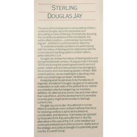 Sterling - A Plea For Moderation | Home | Mickle & More Second-Hand Books