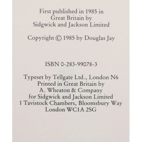 Sterling - A Plea For Moderation | Home | Mickle & More Second-Hand Books