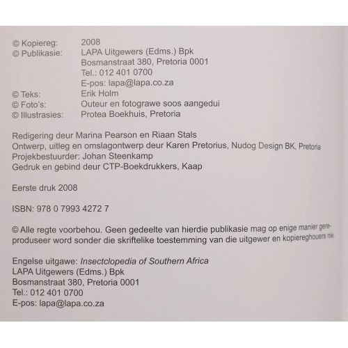 Inseklopedie Van Suid-Afrika | Home | Mickle & More Second-Hand Books