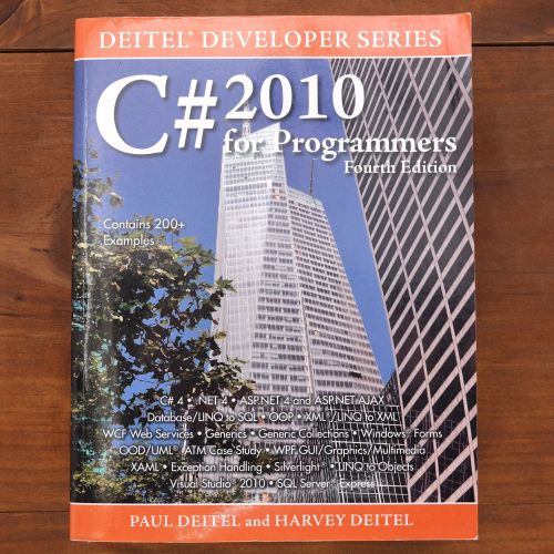 C# 2010 For Programmers - Fourth Edition | Home | Mickle & More Second-Hand Books