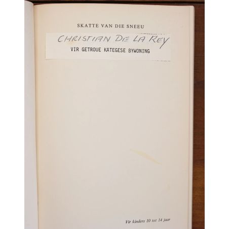 Skatte Van Die Sneeu | Home | Mickle & More Second-Hand Books