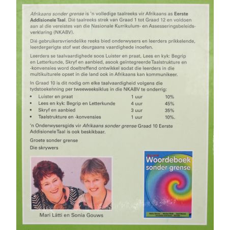 Afrikaans Sonder Grense - Graad 10 | Home | Mickle & More Second-Hand Books