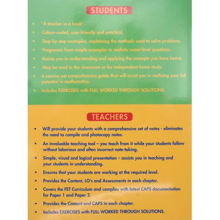 Maths Handbook And Study Guide - Grade 10 | Home | Mickle & More Second-Hand Books