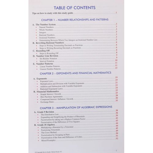 Maths Handbook And Study Guide - Grade 10 | Home | Mickle & More Second-Hand Books