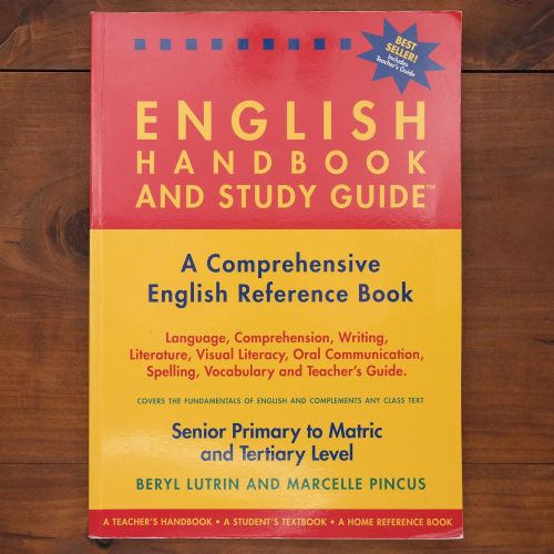 English Handbook and Study Guide: A Comprehensive English Reference