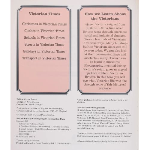 Sundays In Victorian Times | Home | Mickle & More Second-Hand Books