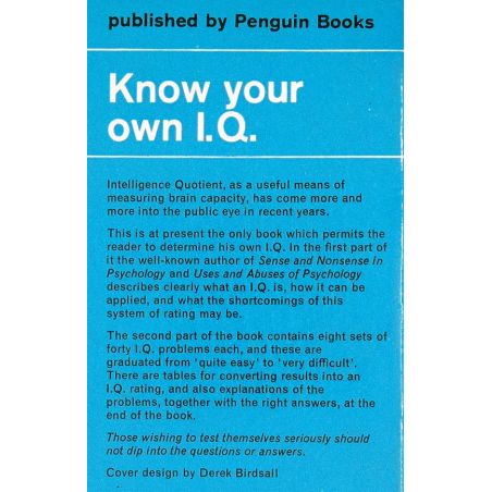 Know Your Own I.Q. - 3