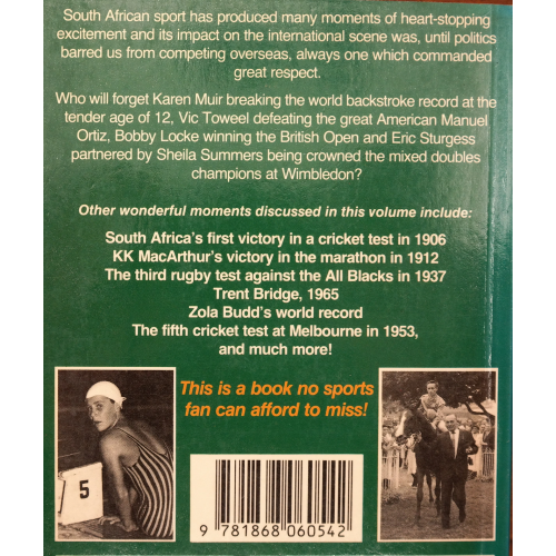 Great Moments in South African Sport | Sports | Your second-hand online book sanctuary