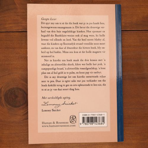 'n Reeks Ongelukkige Gebeure: Die Bose Begin | Jeug | Mickle & More Second-Hand Books