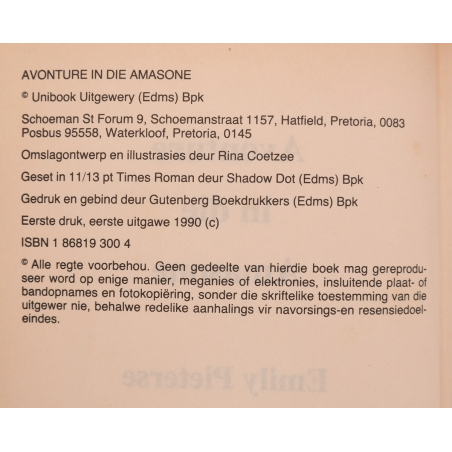 Avonture in die Amasone | Jeug | Your second-hand online book sanctuary