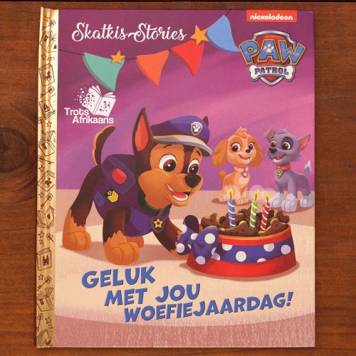 PAW Patrol: Geluk Met Jou Woefiejaardag! (Skatkis Stories) | Home | Mickle & More Second-Hand Books