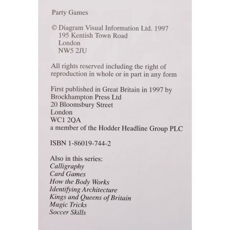 Party Games | Entertainment | Mickle & More Second-Hand Books