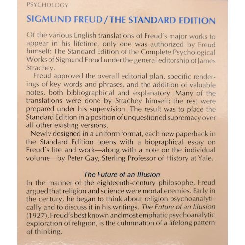 Sigmund Freud: The Future of an Illusion | Psychology | Mickle & More Second-Hand Books