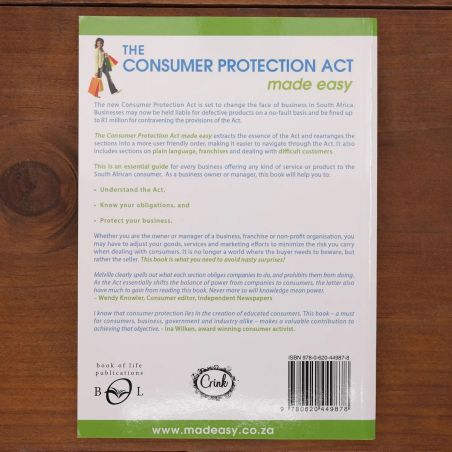 The Consumer Protection Act Made Easy | Law | Mickle & More Second-Hand Books
