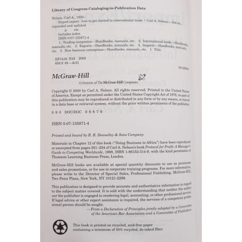 Import/Export: How to Get Started in International Trade (Third Edition) | Business | Mickle & More Second-Hand Books