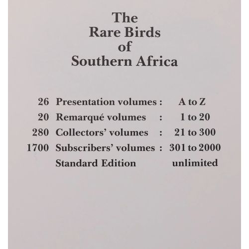 The Rare Birds Of Southern Africa | Birds | Mickle & More Second-Hand Books