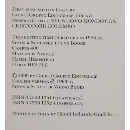 Columbus And The New World | History | Mickle & More Second-Hand Books