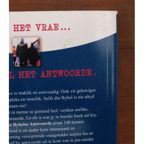 Die Groot Boek Met Bybelse Antwoorde | Home | Mickle & More Second-Hand Books