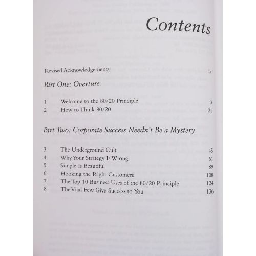 The 80/20 Principle: The Secret of Achieving More with Less | Home | Mickle & More Second-Hand Books