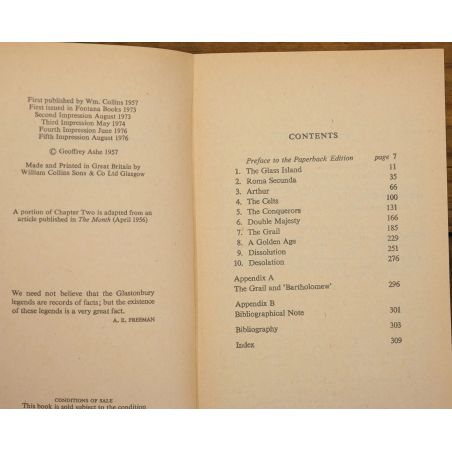 King Arthur's Avalon: The Story of Glastonbury | Mythology | Mickle & More Second-Hand Books