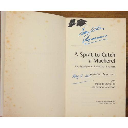 A Sprat To Catch A Mackerel | Business | Mickle & More Second-Hand Books