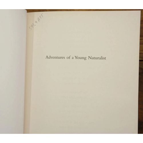 Adventures of a Young Naturalist | Memoir | Mickle & More Second-Hand Books