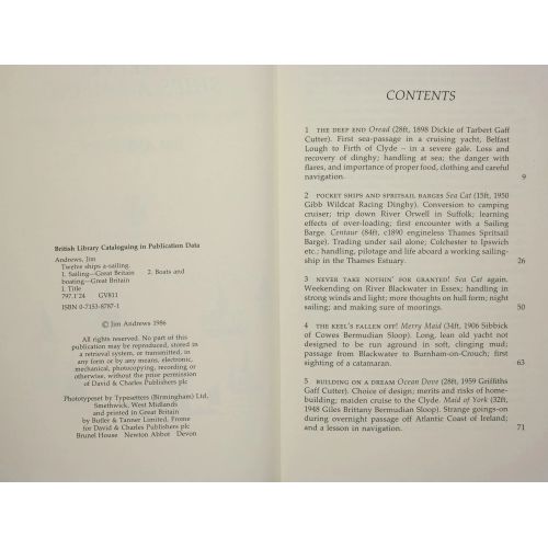 Twelve Ships A-Sailing: Thirty-Five Years of Home-Water Cruising | Individual Sports | Mickle & More Second-Hand Books