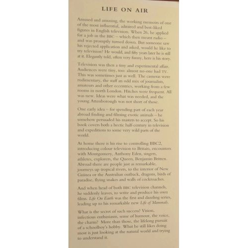 Life On Air | Autobiographies | Mickle & More Second-Hand Books