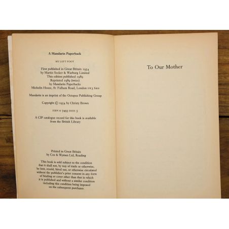 My Left Foot | Autobiographies | Mickle & More Second-Hand Books