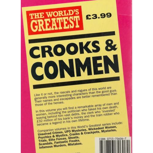 The World's Greatest - Crooks & Conmen | True Crime | Mickle & More Second-Hand Books