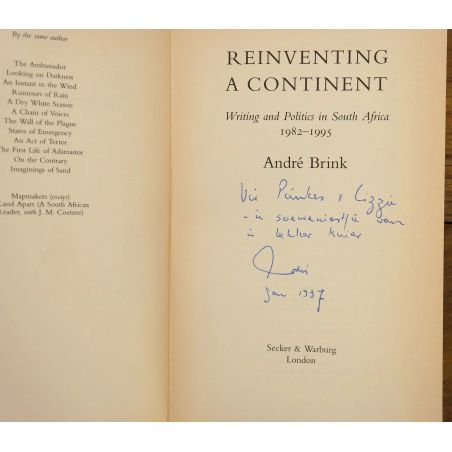 Reinventing a Continent: Writing and Politics in South Africa | History | Mickle & More Second-Hand Books