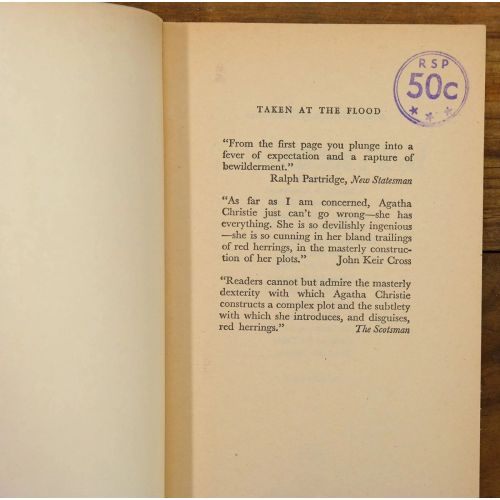 Taken At The Flood | Mystery | Mickle & More Second-Hand Books