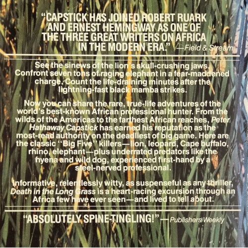 Death In The Long Grass | Collectables | Mickle & More Second-Hand Books