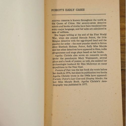 Poirot's Early Cases | Mystery | Mickle & More Second-Hand Books