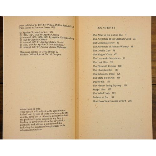 Poirot's Early Cases | Mystery | Mickle & More Second-Hand Books