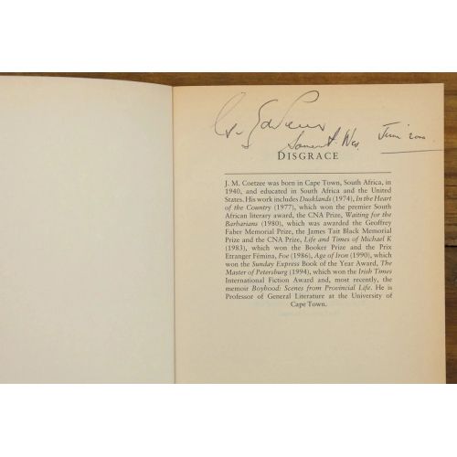 Disgrace | Literary | Mickle & More Second-Hand Books