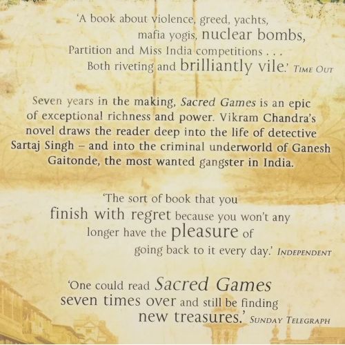 Sacred Games | Literary | Mickle & More Second-Hand Books