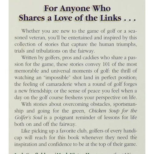 Chicken Soup For The Golfer's Soul | Personal Growth | Mickle & More Second-Hand Books