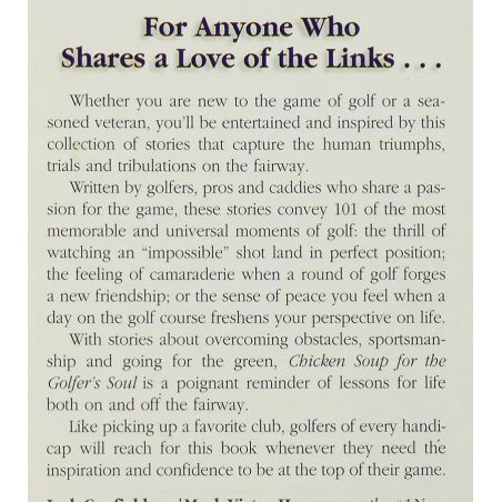 Chicken Soup For The Golfer's Soul | Personal Growth | Mickle & More Second-Hand Books