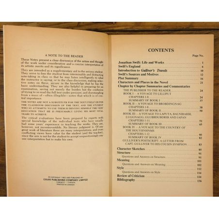 Gulliver's Travels Notes | Literary Criticism | Mickle & More Second-Hand Books