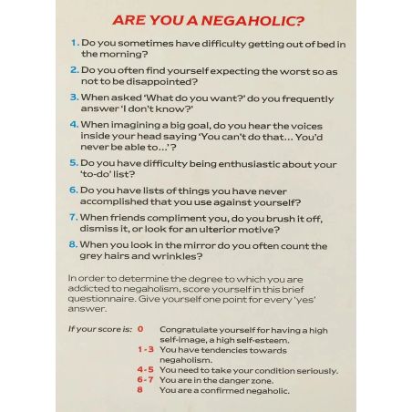 Negaholics: Overcome Your Lack of Confidence | Emotional / Mental | Mickle & More Second-Hand Books