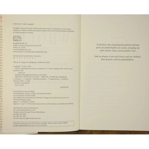 Whole - Rethinking the Science Of Nutrition | Health / Wellness | Mickle & More Second-Hand Books