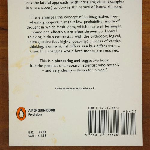 The Use Of Lateral Thinking | Business | Mickle & More Second-Hand Books