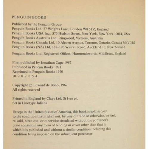 The Use Of Lateral Thinking | Business | Mickle & More Second-Hand Books
