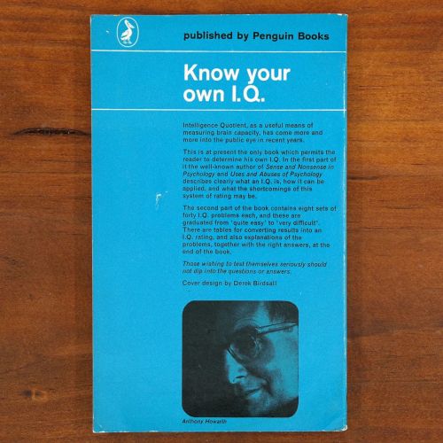 Know Your Own I.Q. | Educational | Mickle & More Second-Hand Books