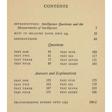 Know Your Own I.Q. | Educational | Mickle & More Second-Hand Books
