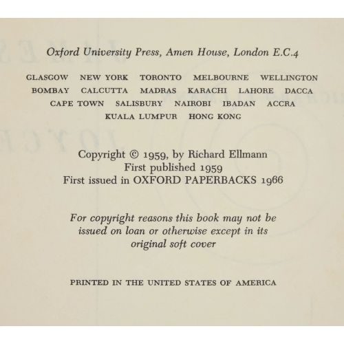 James Joyce | Biographies | Mickle & More Second-Hand Books