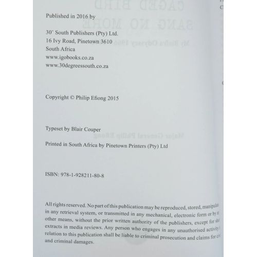The Caged Bird Sang No More: My Biafra Odyssey 1966-1970 | History | Mickle & More Second-Hand Books