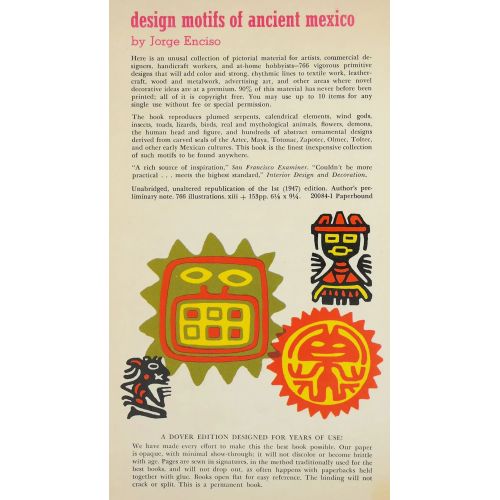 Design Motifs Of Ancient Mexico | Arts & Literature | Mickle & More Second-Hand Books
